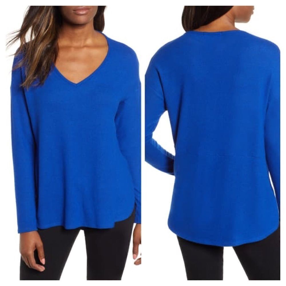 Gibson Cozy V Neck Top Size Medium